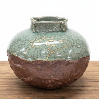 「青磁の壺」をお買取りさせて頂きました。