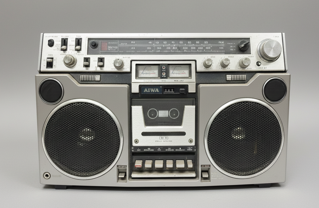 AIWAラジカセ CS-80 昭和レトロ ラジカセ ビンテージ 美品希少AIWAラジカセ CS-80 昭和レトロ ラジカセ 中古動作品 希少AIWA